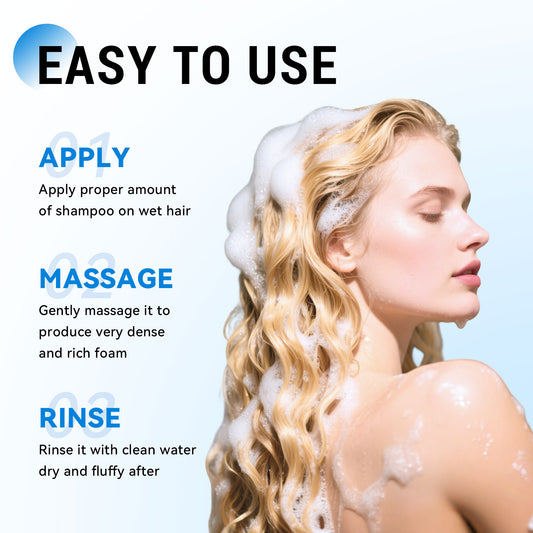2-in-1 Sea Salt Scalp Scrub & Clarifying Shampoo with Sodium Hyaluronate & 6 Trace Plant Extracts, Dry, Itchy Scalp, Exfoliate, Deep Cleanse, Clean & Refreshing Scalp, Dry & Fluffy Hair 240g/8.47 OZ.